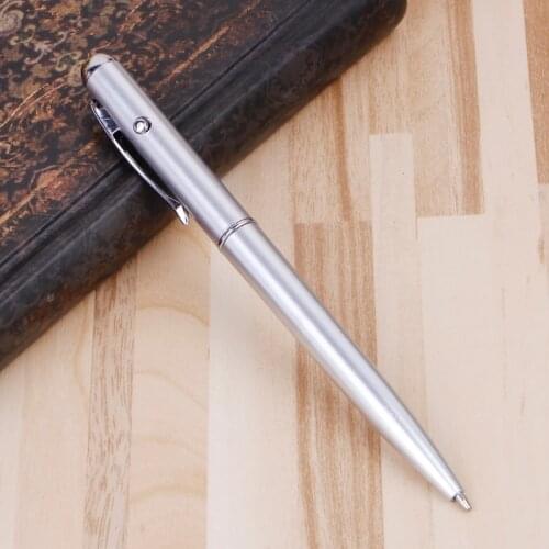 Creative Magic LED UV Light Ballpoint Pen With Invisible Ink Secret Spy Pen