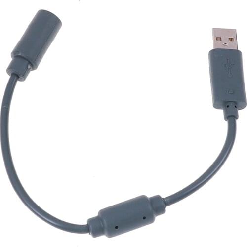 USB Breakaway Cable Cord Adapter For Xbox 360 PC Wired Controller