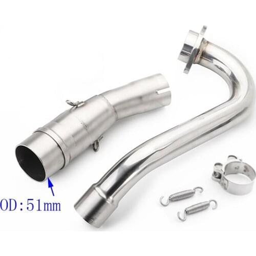 Motorcycle Exhaust Middle Link Pipe full system Slip-On For X MAX 300 XMAX300 XMAX 300 XMAX250 X-MAX250 2017 2018