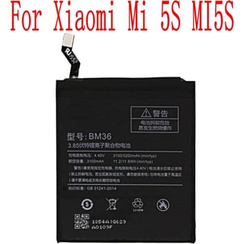 High Quality 3200mAh BM36 Battery For Xiaomi Mi 5S MI5S Cell Phone