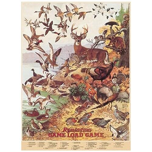 Desperate Enterprises Remington Game Load Tin Sign, 12.5" W x 8" H