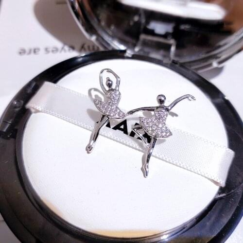 2021 Glamorous Glitter Ballerina Earrings Ballet Girl Earplugs Exquisite Fairy Women Christmas Gifts Fashion Accessories