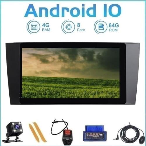 Auto Radio Android 10 For Mercedes Benz W203 W209 W219 A160 C180 C200 CLK200 CAN-BUS Car Multimedia Player GPS Navigation Car FM