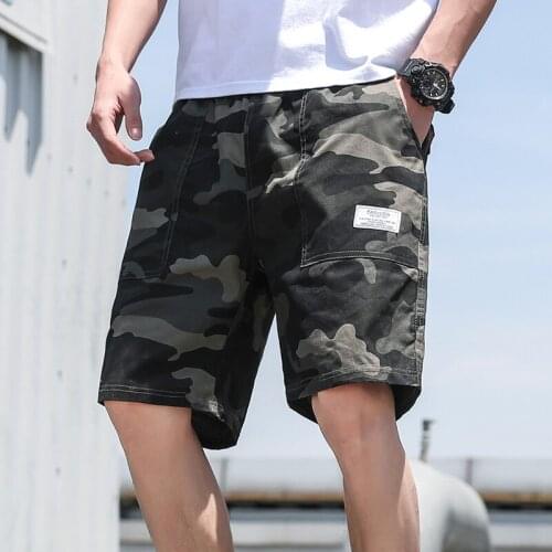 Camouflage outdoor sports pants summer trend casual loose mens work pants