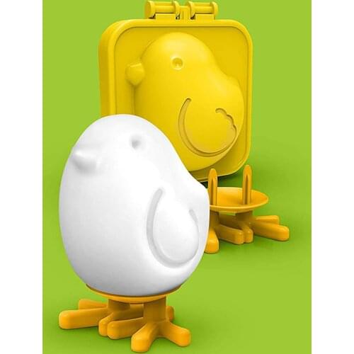 Chick Boiled Egg Boiled Egg Mould DIY Chicken Hard Boiled Egg Model Cute Chick Shape Boiled Egg Shell-less Egg Holder Container