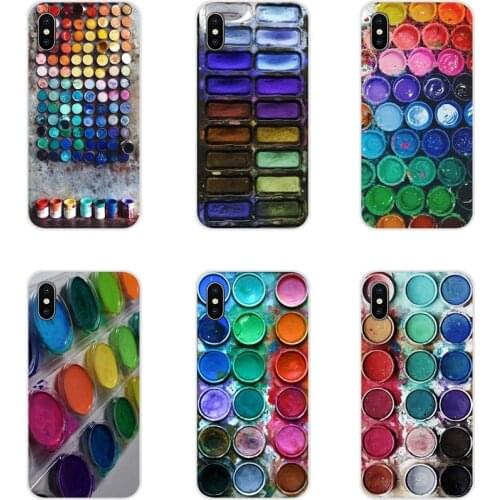 For Samsung Galaxy S4 S5 MINI S6 S7 edge S8 S9 S10 Plus Note 3 4 5 8 9 Color makeup box Accessories Phone Shell Covers