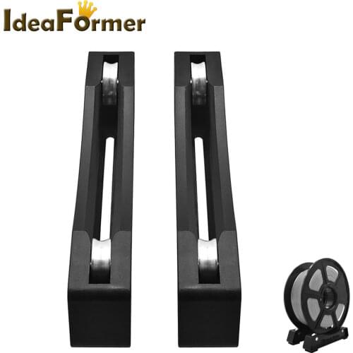 3D printer parts Tabletop Filament Spool Holder Material Shelves Supplies Fixed Seat For ABS PLA other Filament Tray Black Rack