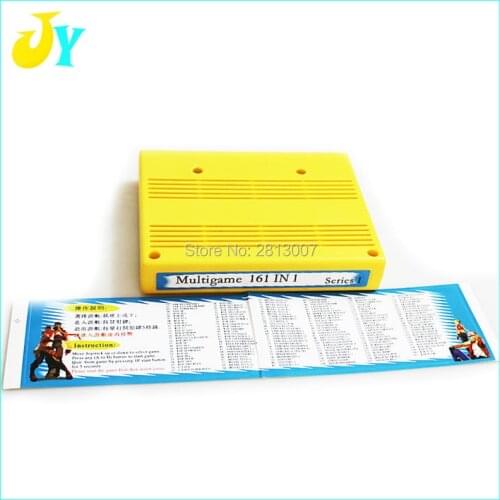 SNK neo geo mvs 161 in 1 metal slug JAMMA multi game 161 in 1 Cartridge pcb-game board for Arcade cabinet machine DIY