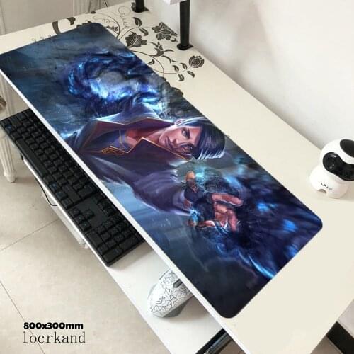 Dishonored mouse pad cool new pad to mouse computer mousepad Adorable gaming padmouse gamer to laptop 800x300x3mm mouse mats