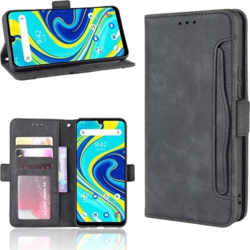 Leather phone case for UMIDIGI A7 pro A7PRO Back Cover Flip card wallet with stand Retro Coque