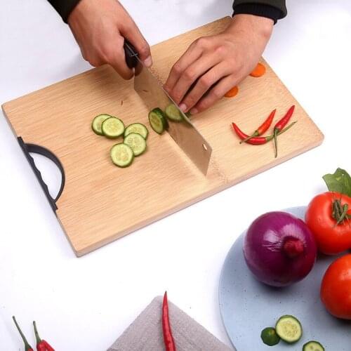 Kitchen Chopping Board Wooden Vegetables and Fruits Outdoor Camping Food Chopping Board Bamboo Rectangular Meat Chopping Board