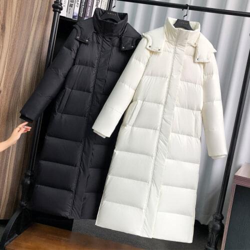 2021 New Long Winter Jacket Women Warm Thick Down Cotton Coat Female Loose Oversize Hooded Overcoat Women Parkas Winter Coat 3XL