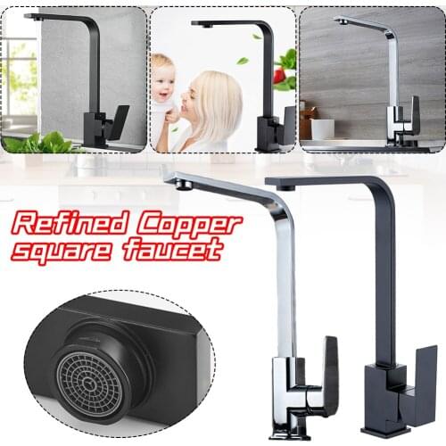 Brass Faucet Painted Bathroom Basin Faucet G1/2 Single Handle Swivel Spout with Aerator Deck Mounted with 60 cm Hose