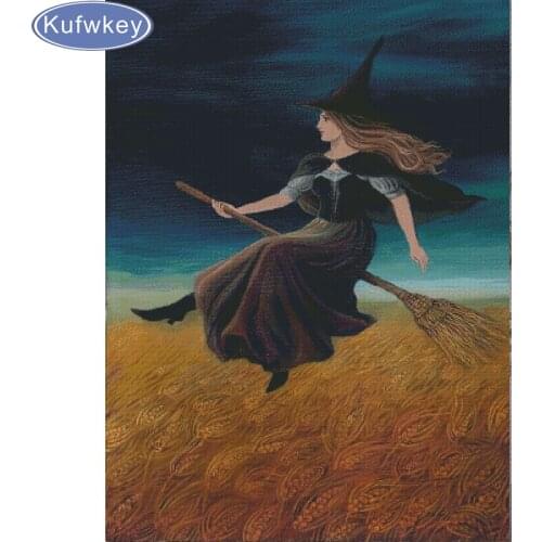 Mythology Witch Art diy full square mosaic diamond painting diamond embroidery cartoon 5d diamond cross stitch kits