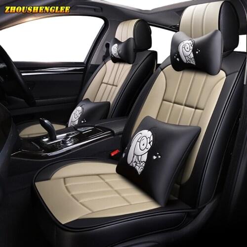 New luxury Leather car seat cover for honda accord 7 8 brio civic freed xrv crv stream geely emgrand ec7 x7 Automobiles Seats