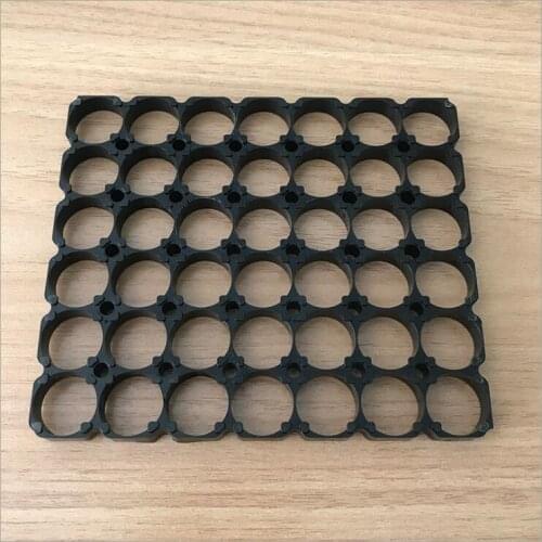 MasterFire 20pcs/lot 6*7 Cell 18650 Batteries Bracket Spacer Radiating Shell Plastic Heat Holder Battery Brackets