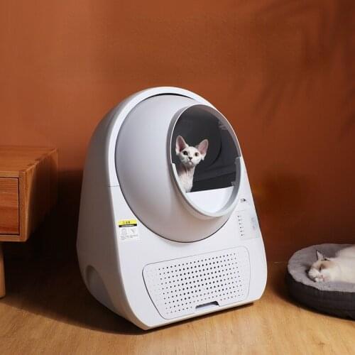 Fully Enclosed Cat Litter Box Big Training Self Cleaning Automatic Cat Litter Box House Arenero Gato Pet Products BD50CB