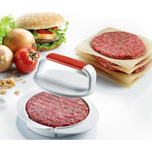 Round Shape Meat Tools Hamburger Press Plastic amburger Meat Beef Grill Burger Press Patty Maker Mold Kitchen supplies