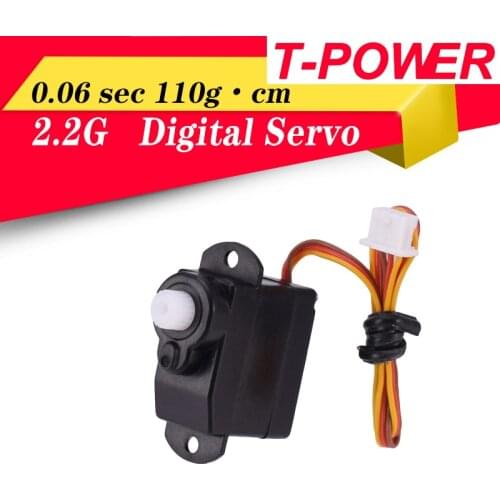 T-power 2.2G Low Voltage 180° Digital Servo for RC Fixed Wing Mini Quadcopter Helicopter Drone Spare Parts