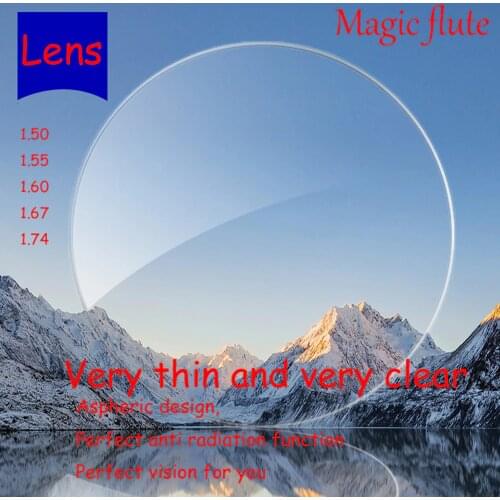 Ultra-thin 1.55 aspherical anti radiation uvioresistant resin lenses wear resisting,scratch-resistant,non-glare,no deformation