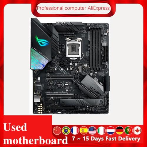 For Asus ROG STRIX Z390-F GAMING Original Used Desktop Intel Z390 Z390M DDR4 Motherboard LGA 1151 i7/i5/i3 USB3.0 SATA3