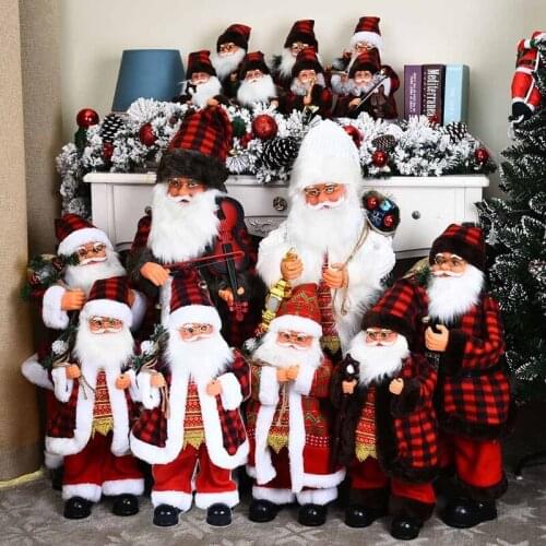 Funny Electric Santa Claus Toy for Kids Music Trick Toy with 3 Optional Types Relieve Stress