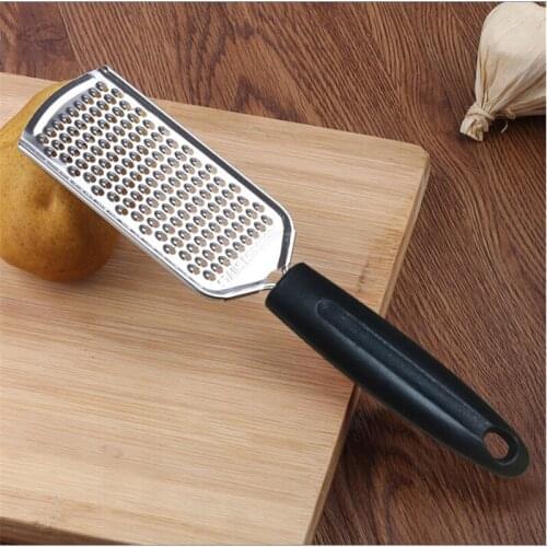 1PC Handle Cheese Butter Grater Slicer Lemon Citrus Tool Kitchen Accessories Stainless Steel Cooking Tools Pastry Tool