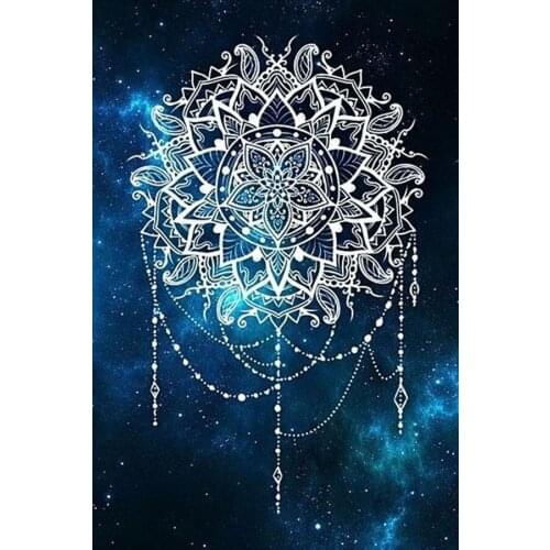 TOUOILP DIY Full Square/round Diamond Painting Starry Mandala DIY Diamond Embroidery Cross Stitch Rhinestone Mosaic Home Decor