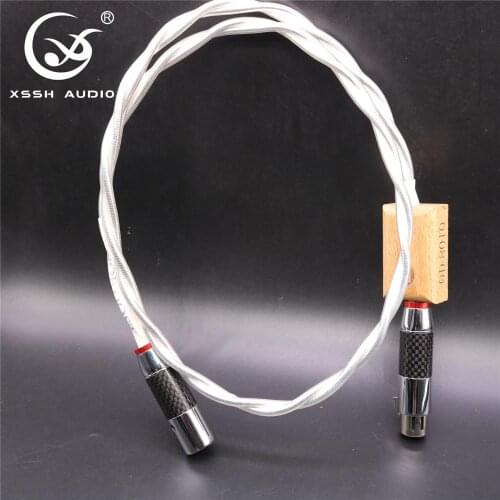 XSSH Audio High Quality 3 pins Female XLR to Male XLR or RCA to RCA Coaxial Audio Line Cable XLR cables Wire