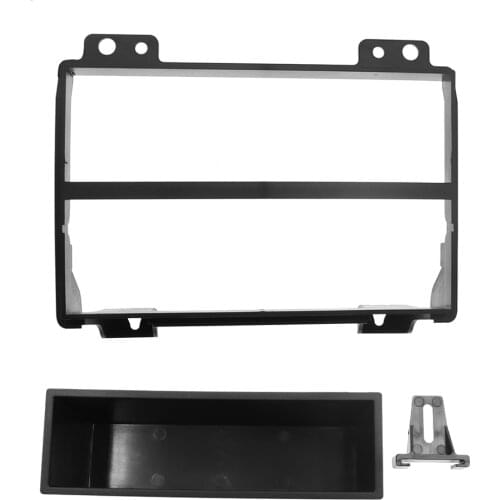 Car Radio Fascia For FORD Fiesta 2001-2005 Fusion 2002-2005 w/pocket Single 1 Din Dash DVD Stereo CD Panel Dash Mount Frame Kit