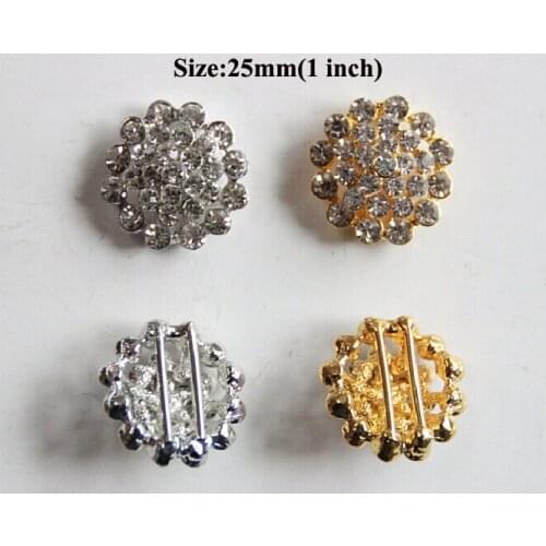Free Shipping Wholesale 25mm Rhinestone Buckle for Invitation Flip Flops Buckle 40 pcs/lot Hair Accessories Shoe buckle