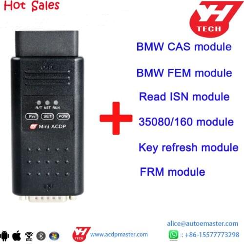 Free shipping!Yanhua Mini ACDP Full Set for BMW Key Programming and Odometer Correction