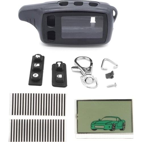 Tw9010 Case +TW9010 LCD display Zebra paper for Russia TW 9010 screen 2 way car alarm Tomahawk TW-9010 Keychain