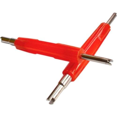 Stainless Steel Dual Head Car Tire A/C Valve Stem Core Remover Repair Tool