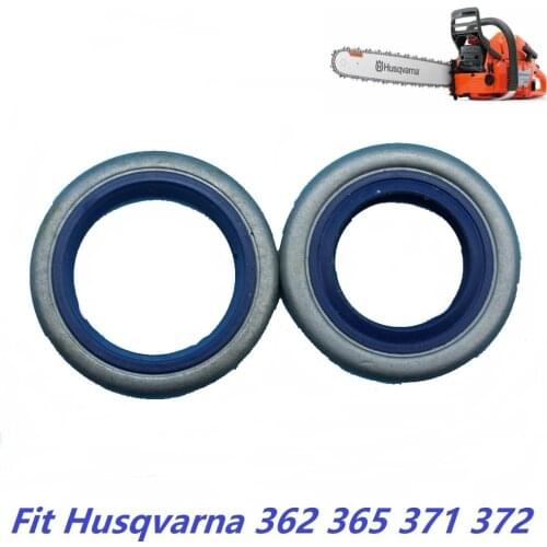 2pcs/Set Crankcase Crankshaft Oil Seal Set Fit Husqvarna 362 365 371 372 372XP 371K 375K Jonsered 2065 2071 2171 Chainsaw Parts