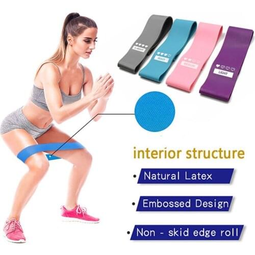 Latex Yoga resistance Bands Sport Elastic Band For Fitness Rubber Bands Non-slip Stretch Band Fitness Gum Gym Exercise Bands Set