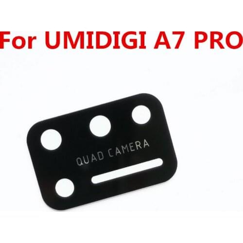 New Original For UMIDIGI A7 PRO 6.3inch Phone Rear Back Camera Lens Glass Spare Part Screen Protective For UMIDIGI A7 PRO