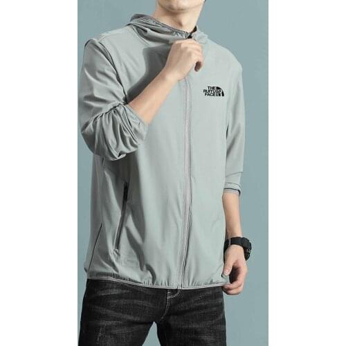 Outdoor Changeable Logo Womens Stretch Sun Protection Clothing Couple Coat Mens Breathable Thin Single Coat Windbreaker