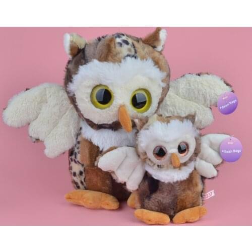 25cm-35cm Dark Color Owl Plush Toy for Cute Baby/ Kids Gift, Plush Doll Free Shipping