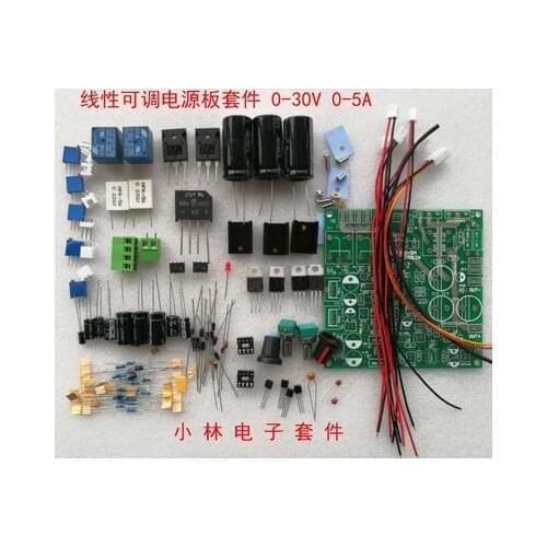 Adjustable power supply 0-30V 0-5A learning experiment power board stabilized constant current power board kit