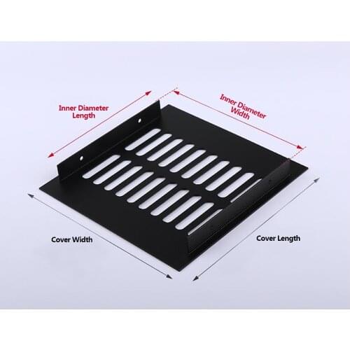 Vents Perforated Sheet Aluminum Air Vent Ventilator Grille Cover Ventilation For Closet Shoe Air Conditioner home Decor cover