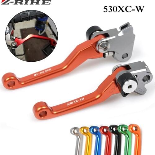 Motocross Dirt Bike Brake Clutch Lever For 530XC-W (SIX DAYS) 2008 2009 2010 2011 Pit Bike Brake Clutch Handle 530XC-W LOGO