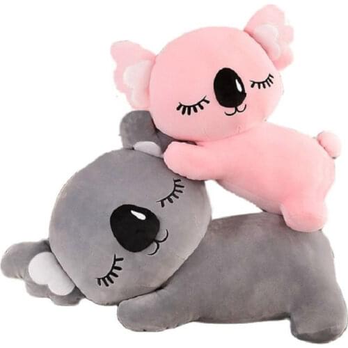 35-75cm Super Soft koala plush toys stuffed animal koala plush pillow Hug Sleeping cushion for kids toys grey pink birthday gift