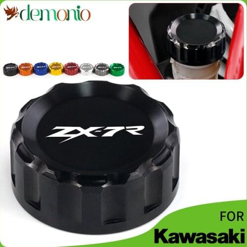 Universal Front Brake Fluid Cylinder Master Reservoir Cover Cap For KAWASAKI ZX7R 1991-2003 ZX7RR 1996 1997 ZX-7R ZX-7RR ZX 7R