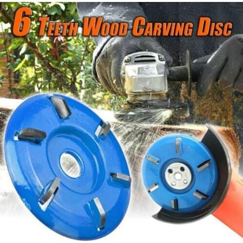 Upgraded Angle Grinder Curved 6 Teeth Wood Carving Disc Thread Inner Outer Flange Nut Set Quick Release Nut Power Replacement