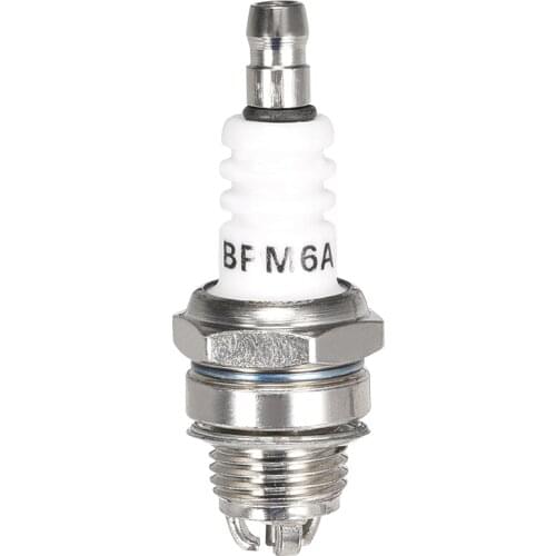 Uxcell BPM6A Spark Plug 3 Electrode for Generator Lawnmower Tractor Go Kart Mini Bike
