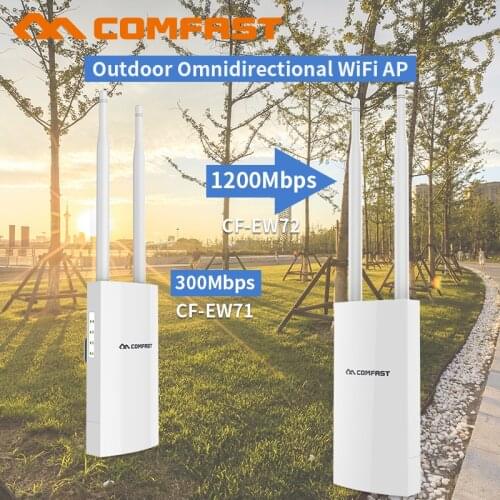 Stock! Outdoor 300/1200Mbps Dual-Band 2.4G/5G Omnidirect Antenna Extender Wireless WiFi Repeater Access Point wi fi Amplifer AP