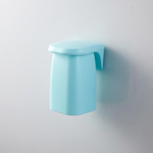 Bathroom Magnetic Suction Mouthwash Cup Wall-mounted Plastic Drain Shelf Holder Tooth Brushing Cups Household JW