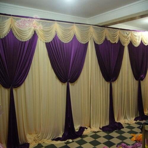 Top-rated 3m/10ft*6m/20ft without iron elegance wedding backdrops , stage backdrops