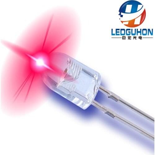 High quality water clear dip 546 oval 5mm led diode